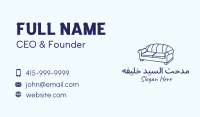Monoline Sofa Furniture Business Card Image Preview