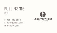 Geometric Media Organization Business Card Image Preview
