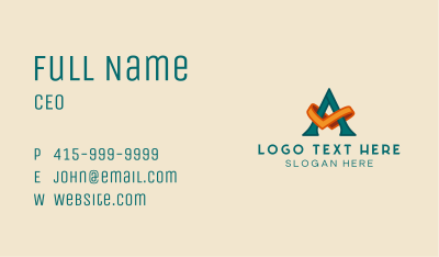 Generic Ribbon Business Business Card Image Preview