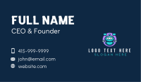 Cute Robot Messaging Business Card Image Preview