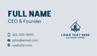 Mop & Bucket Cleaning Business Card Design