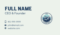 Mountaineering Adventure Trekking Camper Business Card Image Preview