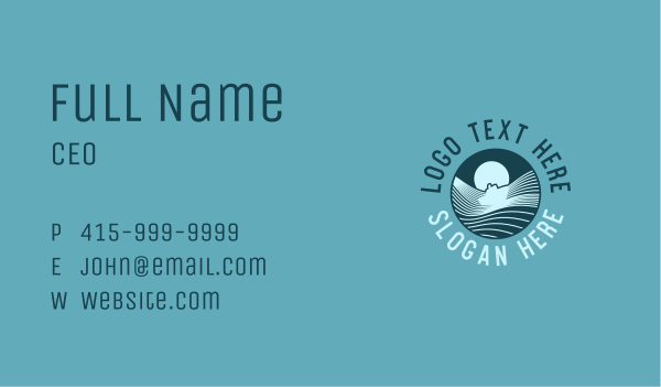 Sea Marine Boat  Business Card Design Image Preview