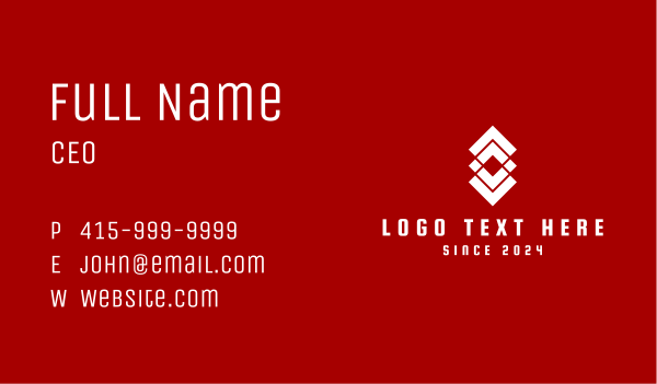 White Digital Architect  Business Card Design Image Preview