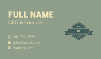 Hipster Carpentry Hammer Business Card Image Preview