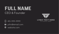 Game Software Letter T  Business Card Image Preview