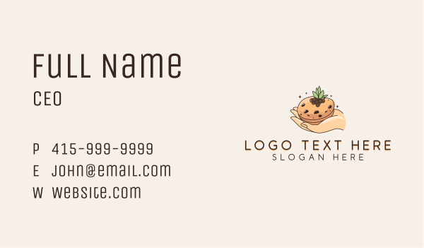 Cookie Bakery  Business Card Design