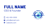 Global Flight Airplane Business Card Design