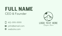 Natural Mountain Trek Business Card Image Preview