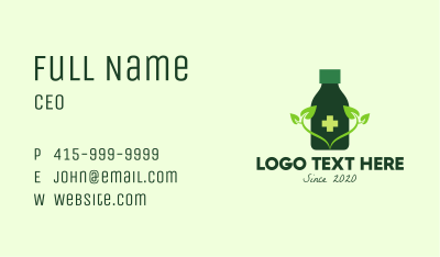 Green Cross Tonic Business Card