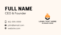 Fire Rice Bowl  Business Card Design