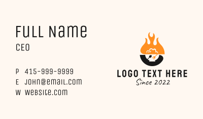 Fire Rice Bowl  Business Card