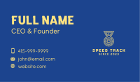 Athletic Medallion Award  Business Card Image Preview