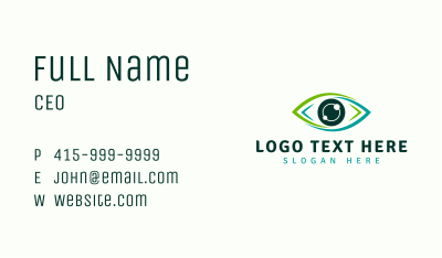Eye Optic Vision Business Card Image Preview