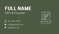 Sunset Mountain Peak Business Card Image Preview