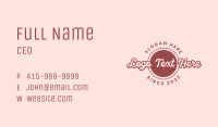 Generic Cafe Business Business Card Image Preview