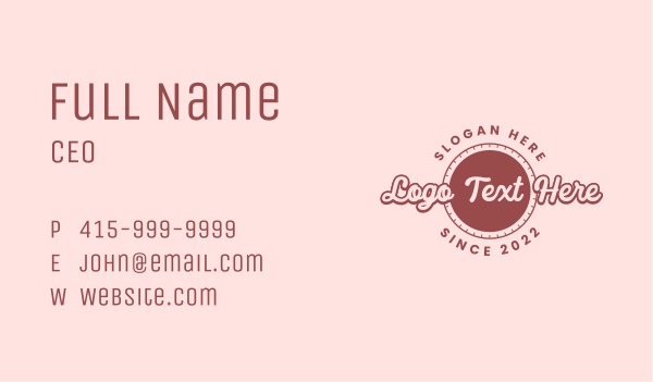 Generic Cafe Business Business Card Design Image Preview