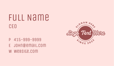 Generic Cafe Business Business Card Image Preview