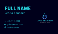 Water Wave Droplet Business Card Image Preview