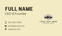 Mountain Range River Falls Business Card Preview