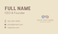 Minimalist Fashion Eyeglass Business Card Image Preview