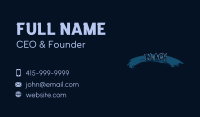 Graffiti Lifestyle Wordmark Business Card Image Preview