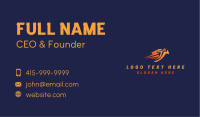 Human Athlete Runner  Business Card Image Preview