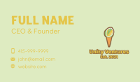 Pistachio Ice Cream Cone  Business Card Image Preview