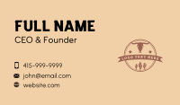 Old Western Star Emblem Business Card Image Preview