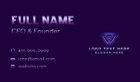 Digital Triangle Technology Business Card Preview