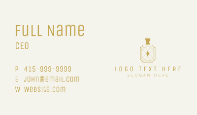 Luxury Perfume Bottle Business Card Image Preview