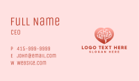 Brain Maze Love Business Card Image Preview