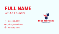 Medical Pill Arrow Business Card Preview