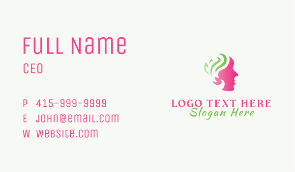 Mental Health Organic Business Card Design Image Preview