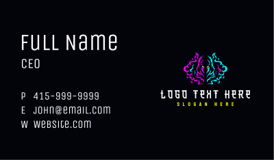 Vape Ninja Gaming Business Card Image Preview