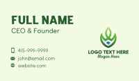 Nature Leaf Jewel Business Card Image Preview