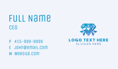 Diamond House Cleaning Business Card Image Preview