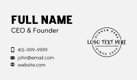Urban Fashion Clothing Wordmark Business Card Image Preview