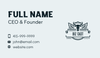 Bullfighting Rodeo Bull Business Card Image Preview
