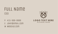 Brown Axe Lumberjack Business Card Image Preview