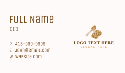 Sweet Honey Honeycomb Business Card Image Preview