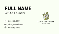 Leaf Coconut Herb  Business Card Image Preview