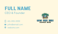 Skull Skeleton Wave  Business Card Preview