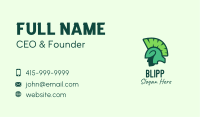 Green Organic Spartan Business Card Image Preview