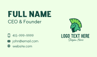 Green Organic Spartan Business Card Image Preview