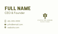 Natural Wellness Woman Business Card Image Preview