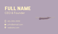 Beauty Cursive Wordmark Business Card Image Preview