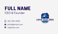 Night Outdoor Camping Business Card Image Preview