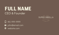 Gold Elegant Boutique Business Card Image Preview