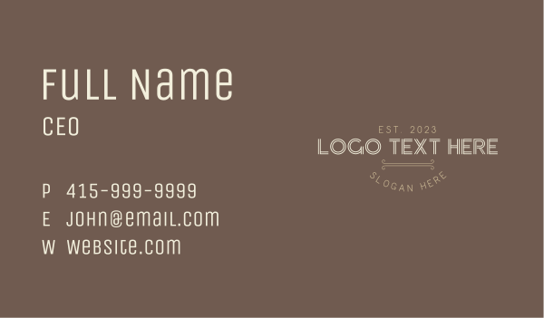 Gold Elegant Boutique Business Card Design Image Preview